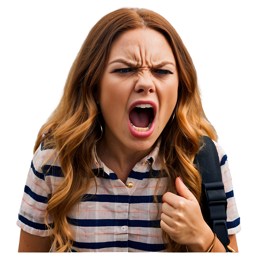 Intense Yelling Face Emoji Png 06282024 PNG image