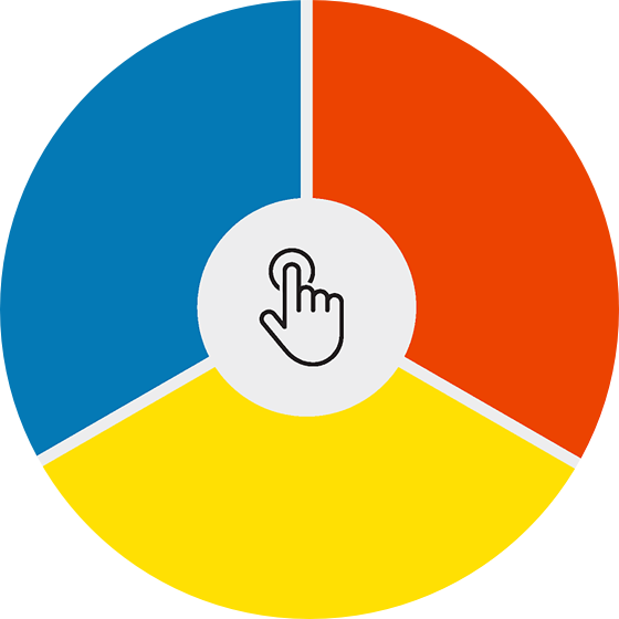 Interactive Click Icon Graphic PNG image