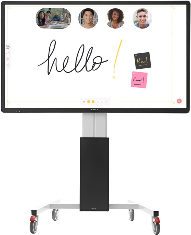 Interactive Whiteboard Conference Hello PNG image