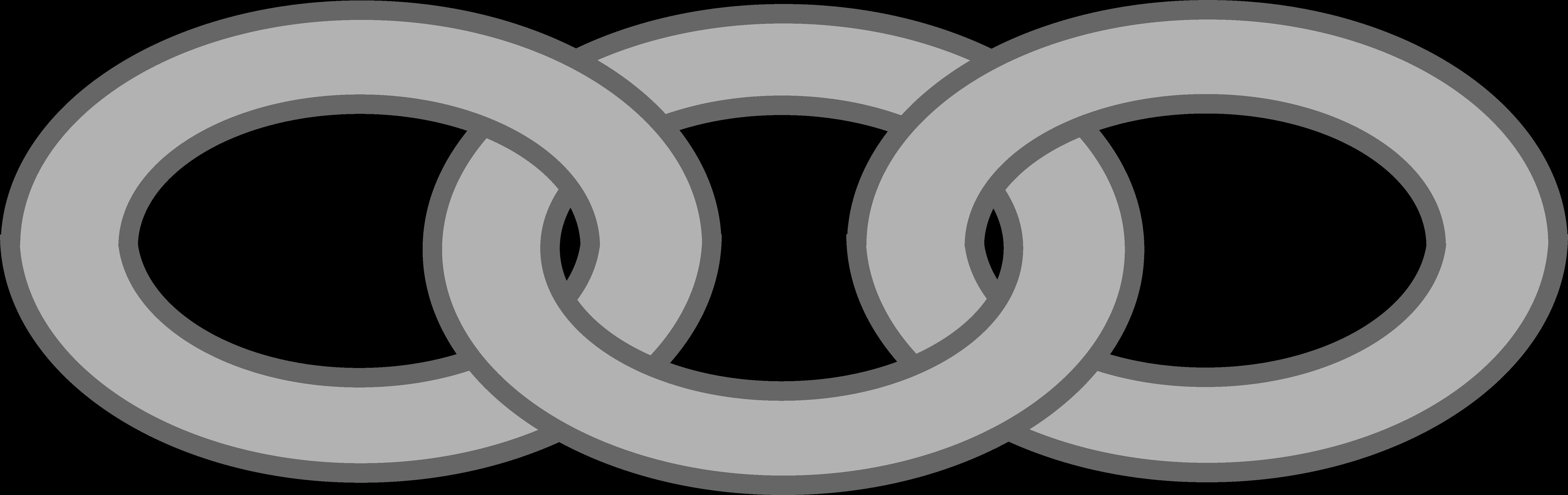 Interlocking Chains Graphic PNG image