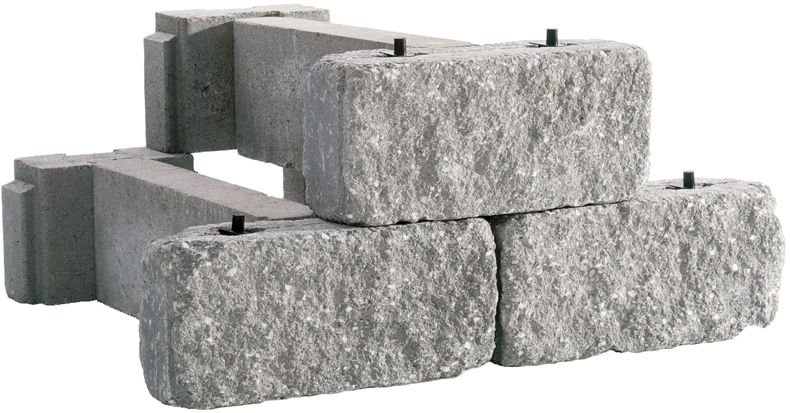 Interlocking Concrete Blocks PNG image