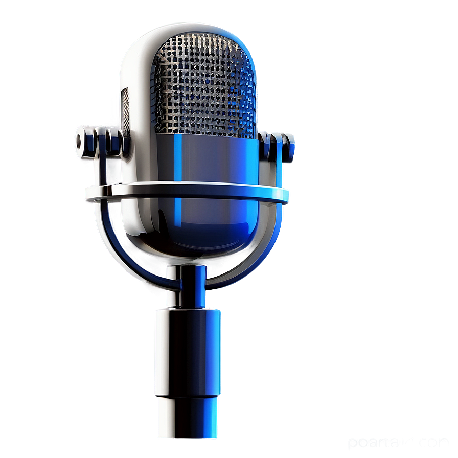 Interview Style Podcast Mic Png 06122024 PNG image