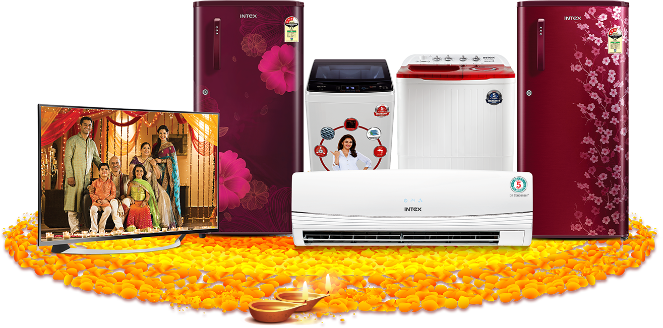 Intex Home Appliances Collection PNG image