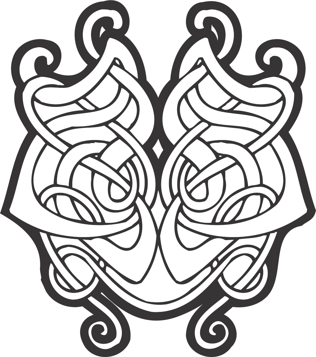 Intricate Celtic Knot Design_ Vector PNG image