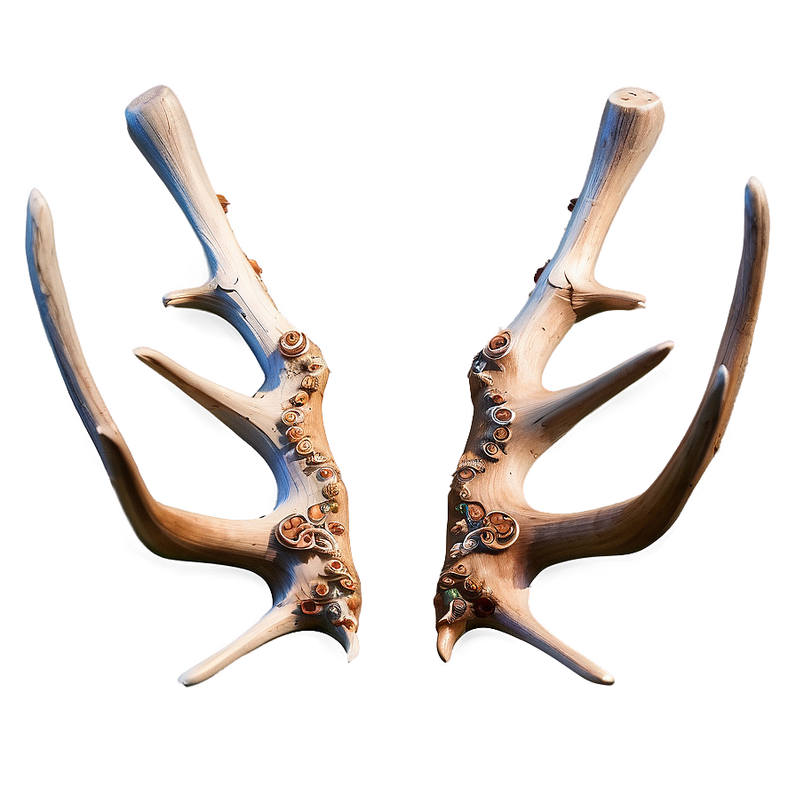 Intricate Deer Antler Representation Png Egr PNG image