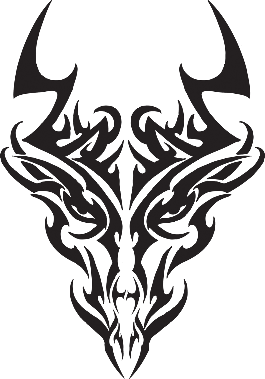Intricate Dragon Tattoo Design PNG image