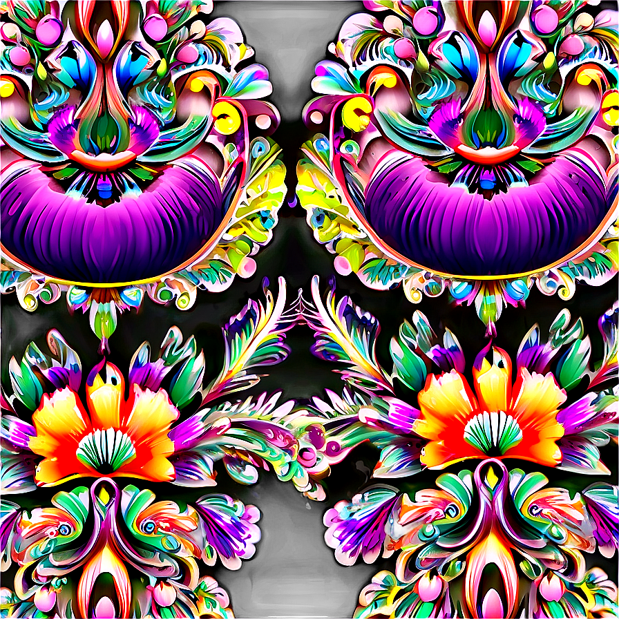 Intricate Floral Pattern Png 52 PNG image