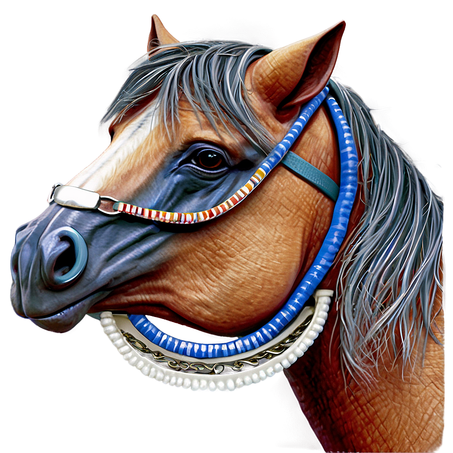 Intricate Horse Head Detail Png Vxo54 PNG image