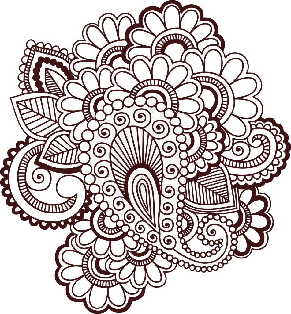 Intricate Mandala Tattoo Design PNG image