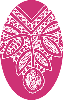 Intricate Pink Egg Pattern.jpg PNG image