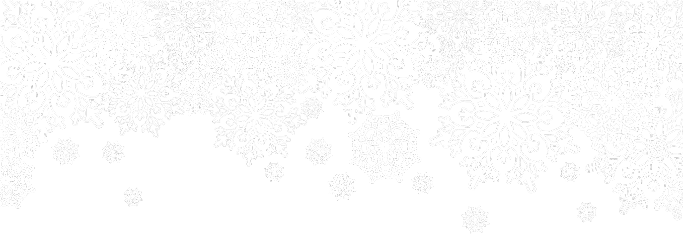 Intricate Snowflake Pattern Banner PNG image