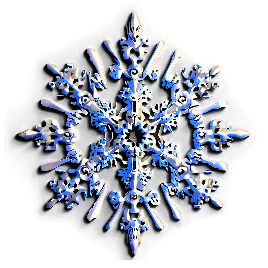 Intricate Snowflake Template Png Hel12 PNG image