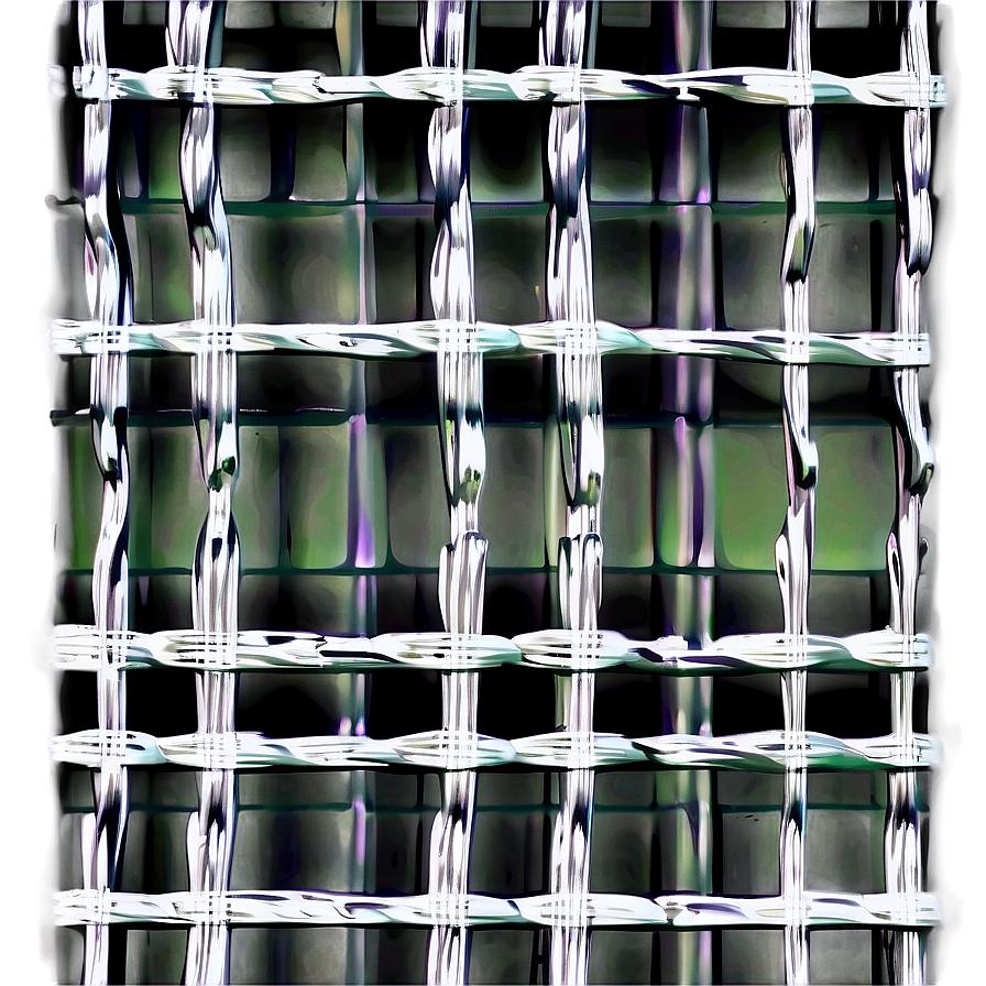 Intricate White Grid Lattice Png 7 PNG image