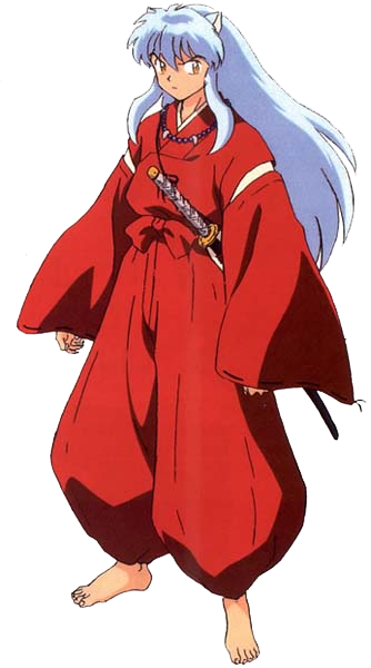 Inuyasha_ Anime_ Character_ Stance PNG image