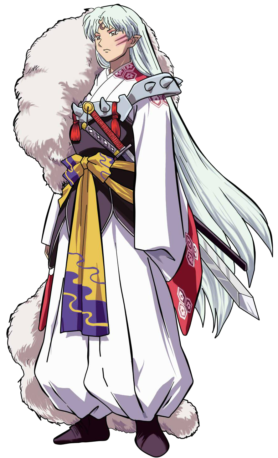 Inuyasha_ Character_ Sesshomaru_ Standing PNG image