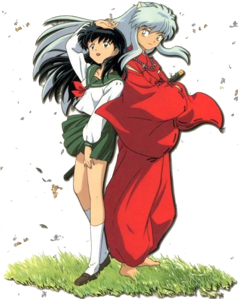 Inuyashaand Kagome Together PNG image