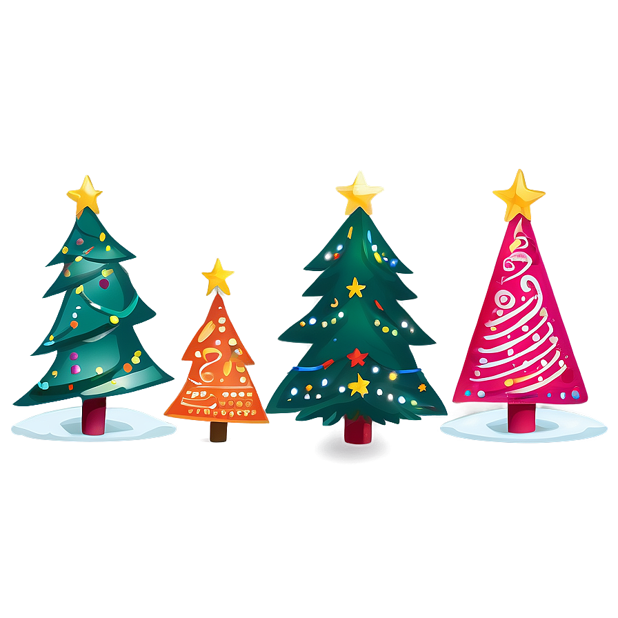 Inviting Christmas Tree Art Png 06252024 PNG image