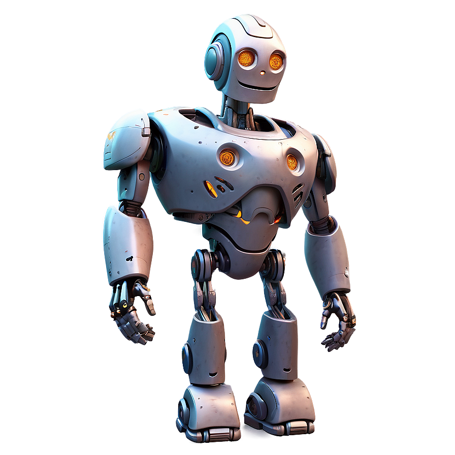 Inviting Robot Character Art Png 11 PNG image