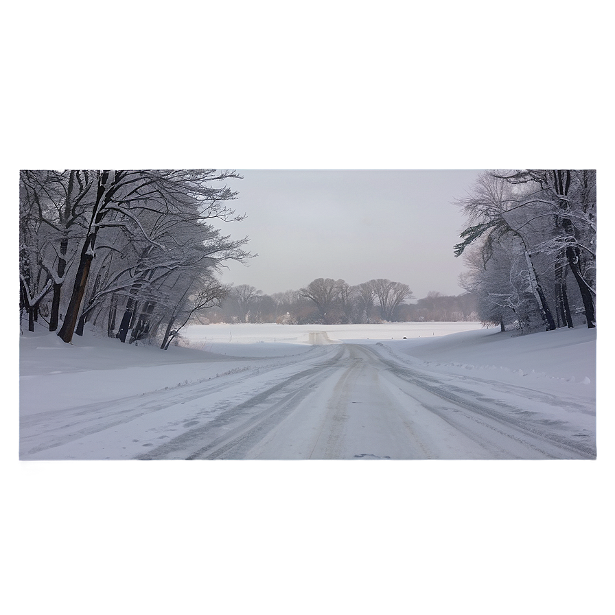 Iowa Winter Snowscape Png 68 PNG image