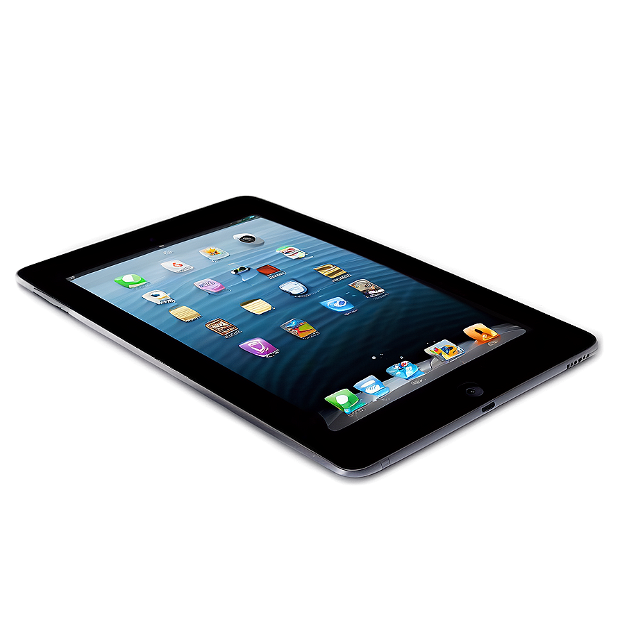 Ipad Mini On Desk Png 06242024 PNG image