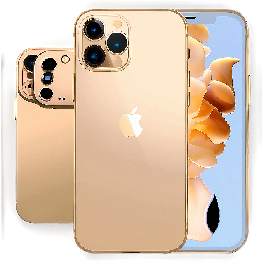 Iphone 12 Pro Gold Png 06262024 PNG image