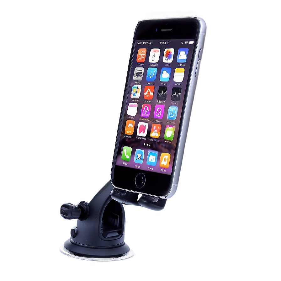 Iphone In Car Mount Holder Png Nxb20 PNG image