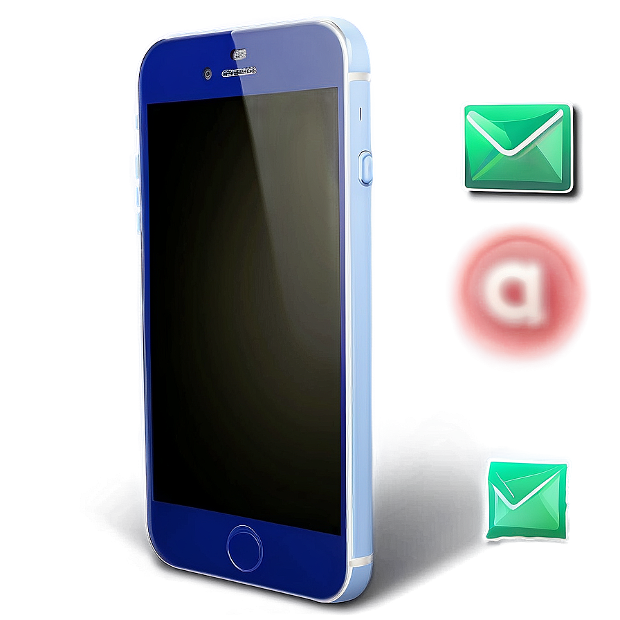 Iphone With Email Notification Alert Png 49 PNG image