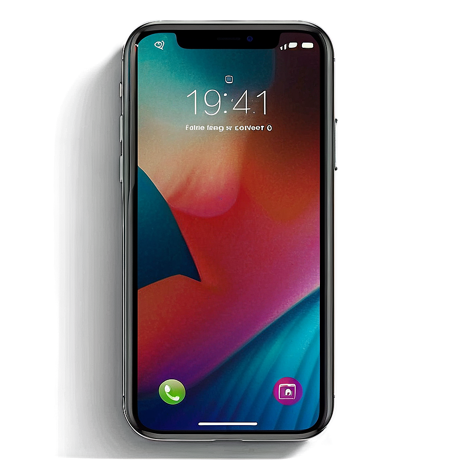 Iphone X Mockup With Shadow Png 63 PNG image