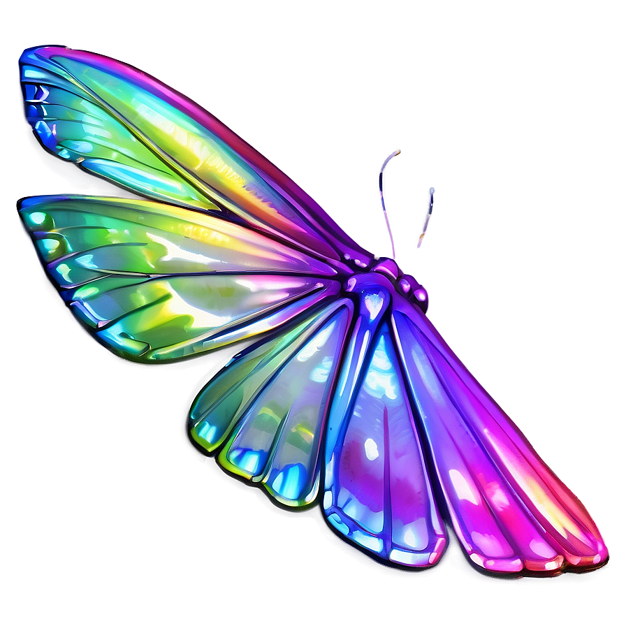 Iridescent Fairy Wing Png 06132024 PNG image