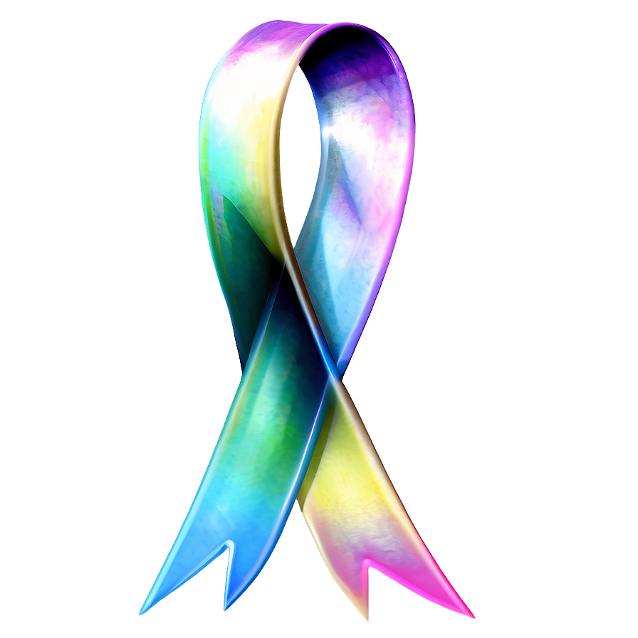 Iridescent Ribbon Png 06242024 PNG image