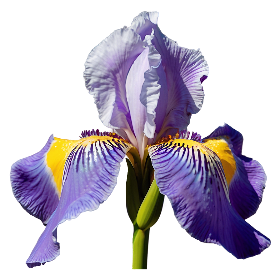 Iris Flower Decal Design Png 92 PNG image