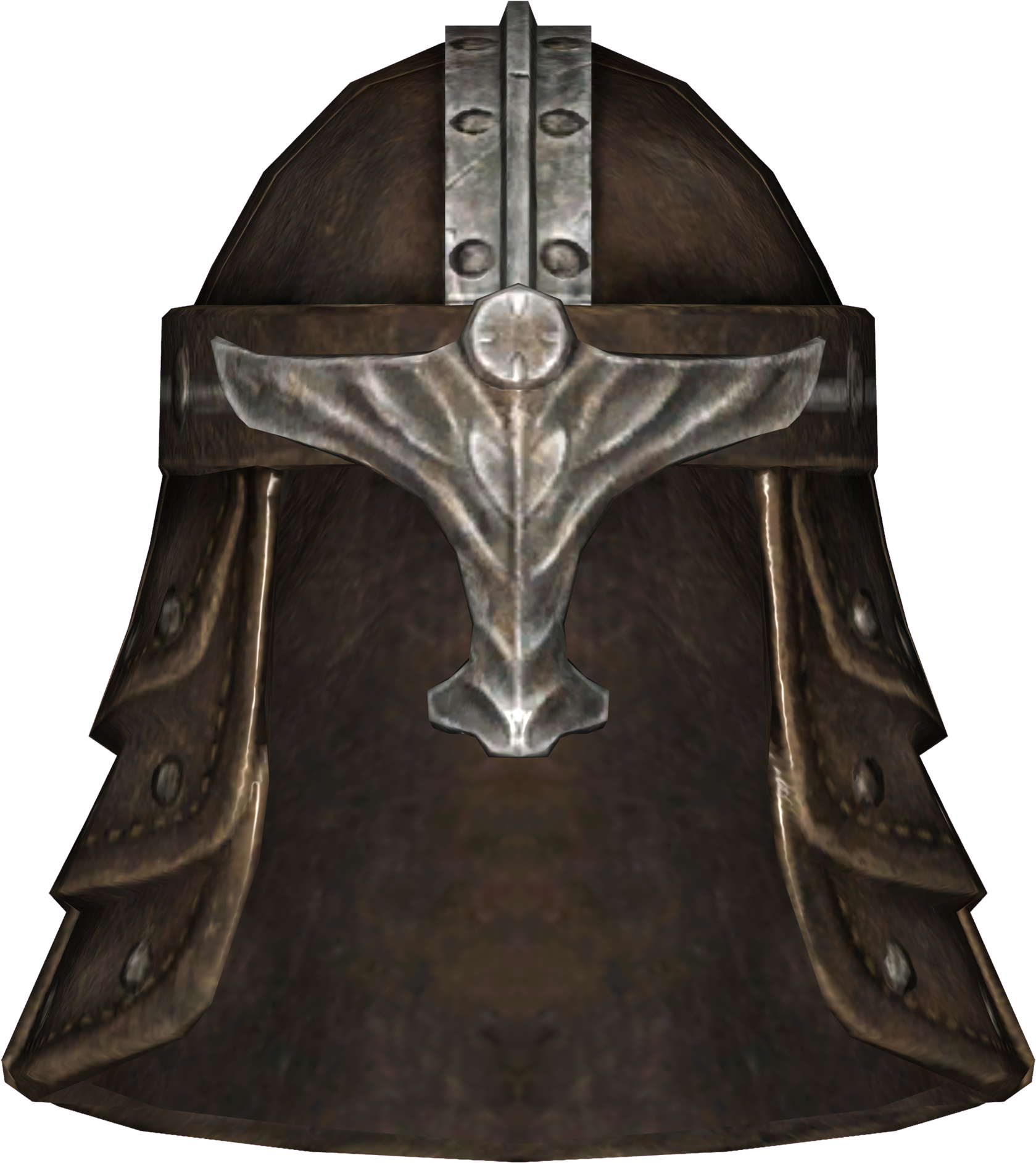 Iron Helmet Skyrim3 D Model PNG image