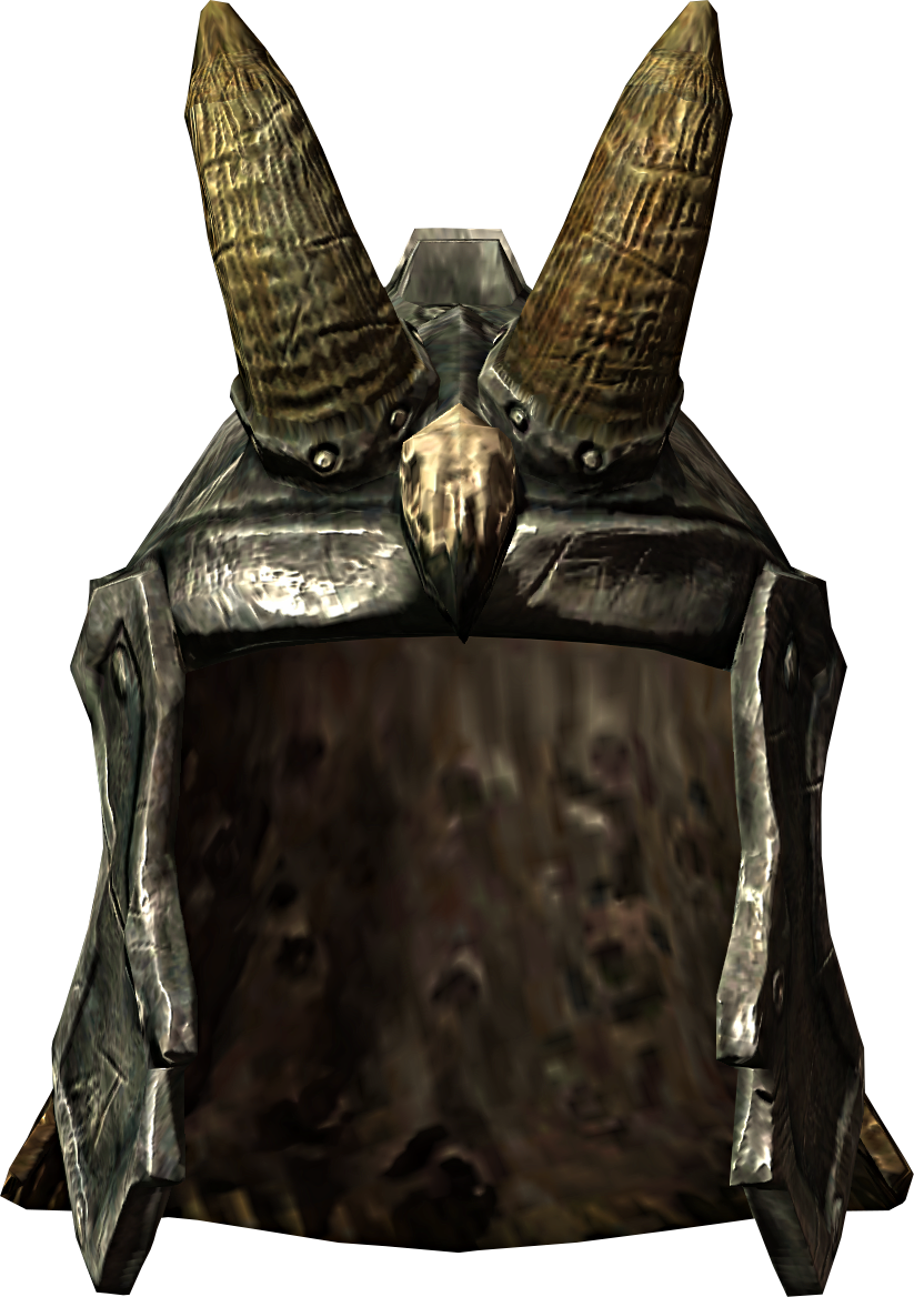 Iron Helmet Skyrim3 D Model PNG image