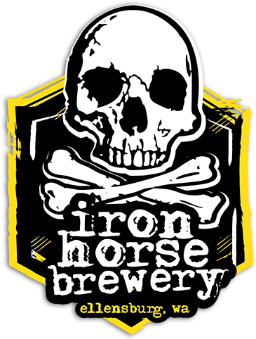 Iron Horse Brewery Skull Logo PNG image