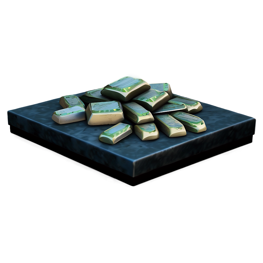 Iron Ingot Collection Png 06272024 PNG image