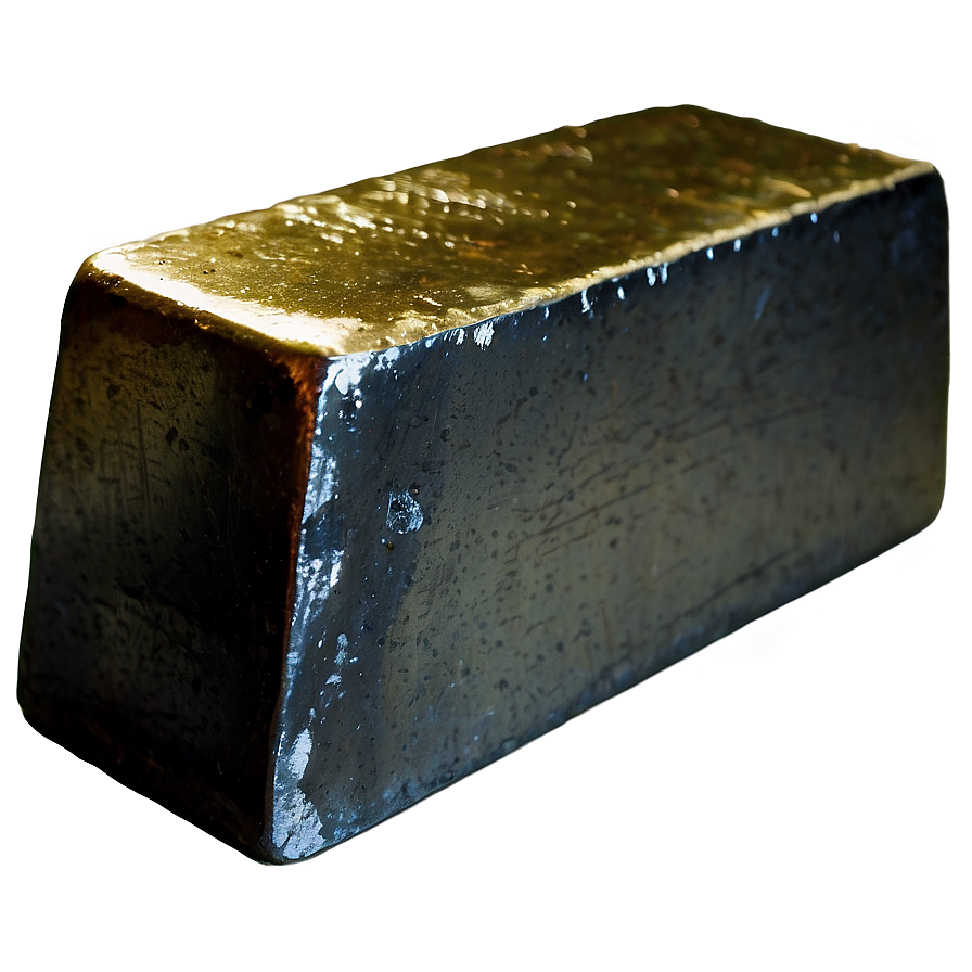 Iron Ingot On White Background Png 26 PNG image