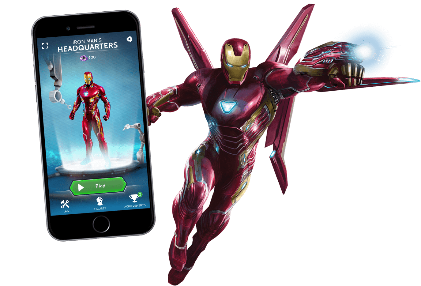 Iron Man App Experience PNG image