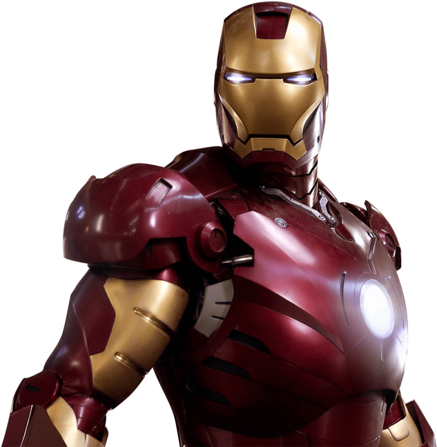 Iron Man Armor Close Up PNG image