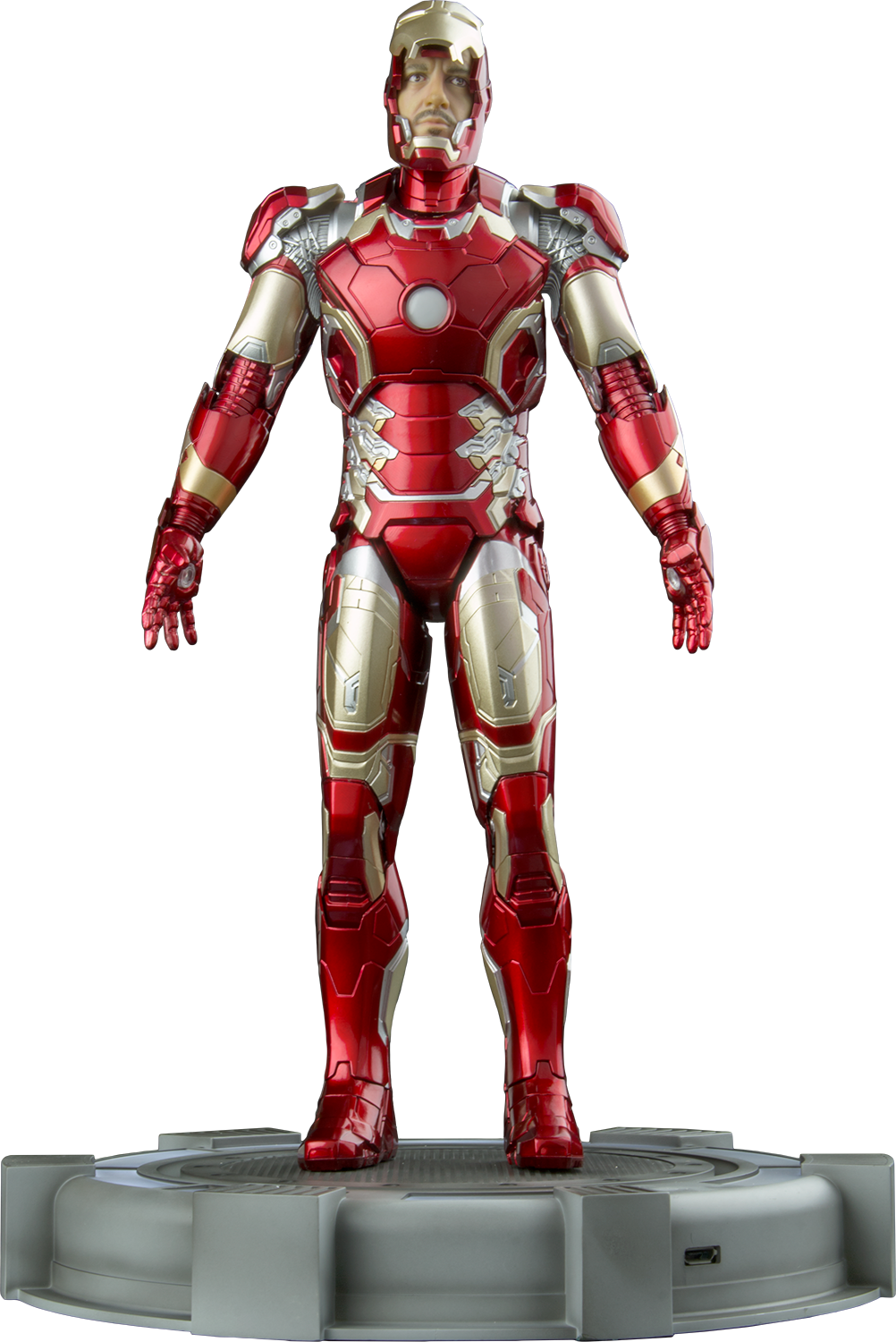 Iron Man Armor Standing Pose PNG image