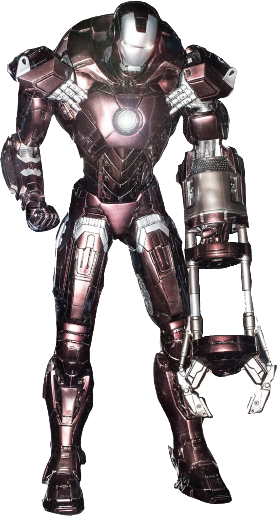 Iron Man Armor Standing Pose PNG image