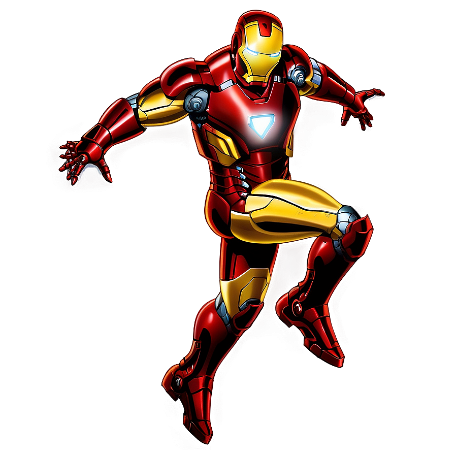 Iron Man Flying Illustration Png 96 PNG image