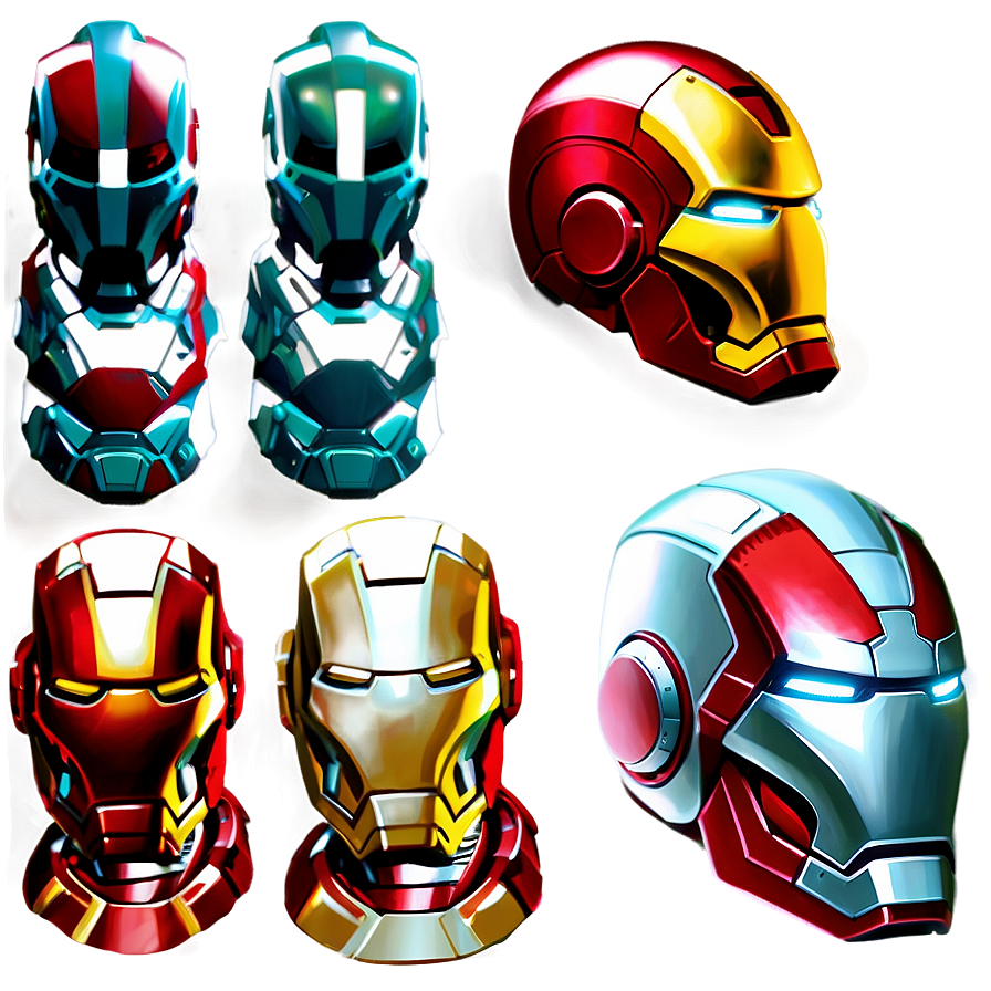 Iron Man Helmet Concept Art Png Ttu PNG image