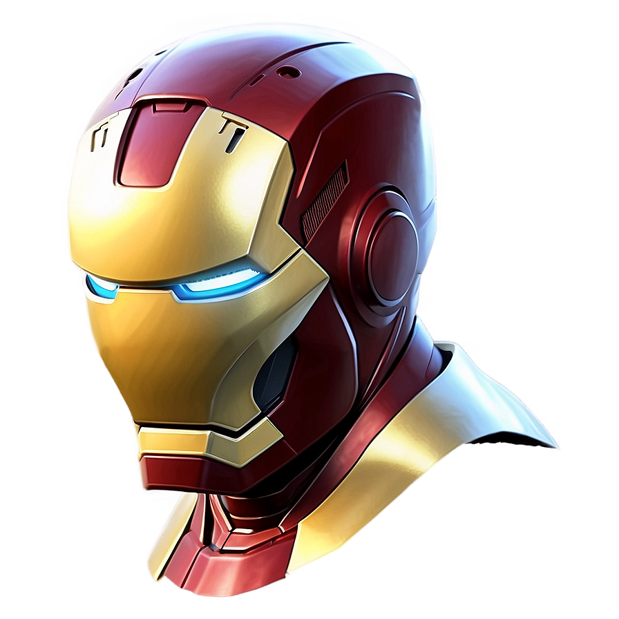 Iron Man Helmet Diy Template Png Gtu58 PNG image