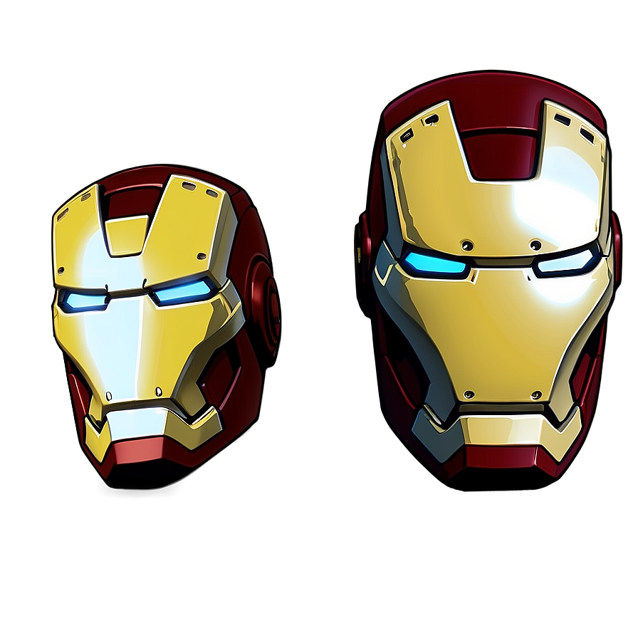 Iron Man Helmet Open Face Png Mro45 PNG image