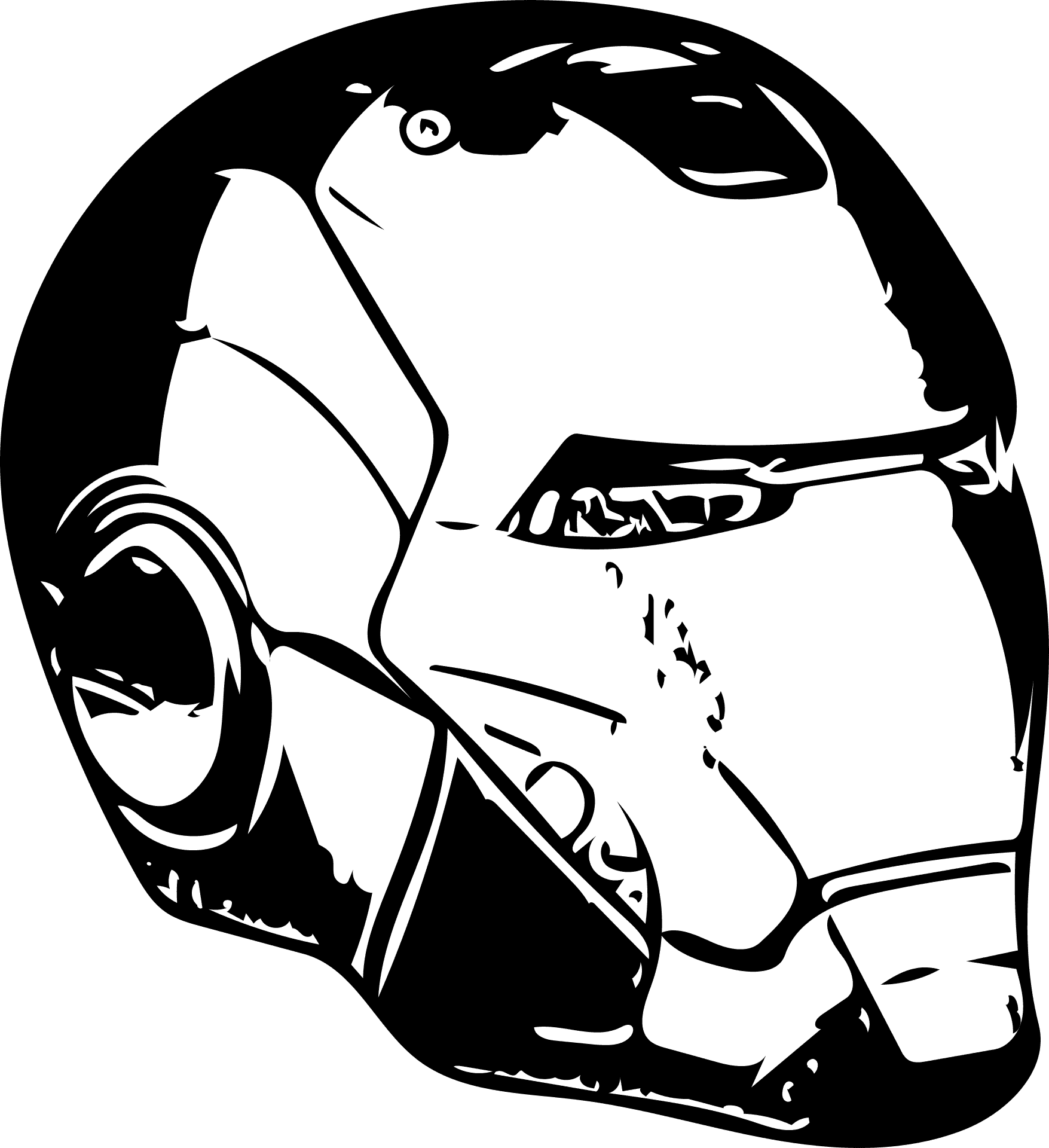 Iron_ Man_ Helmet_ Silhouette_ Vector PNG image