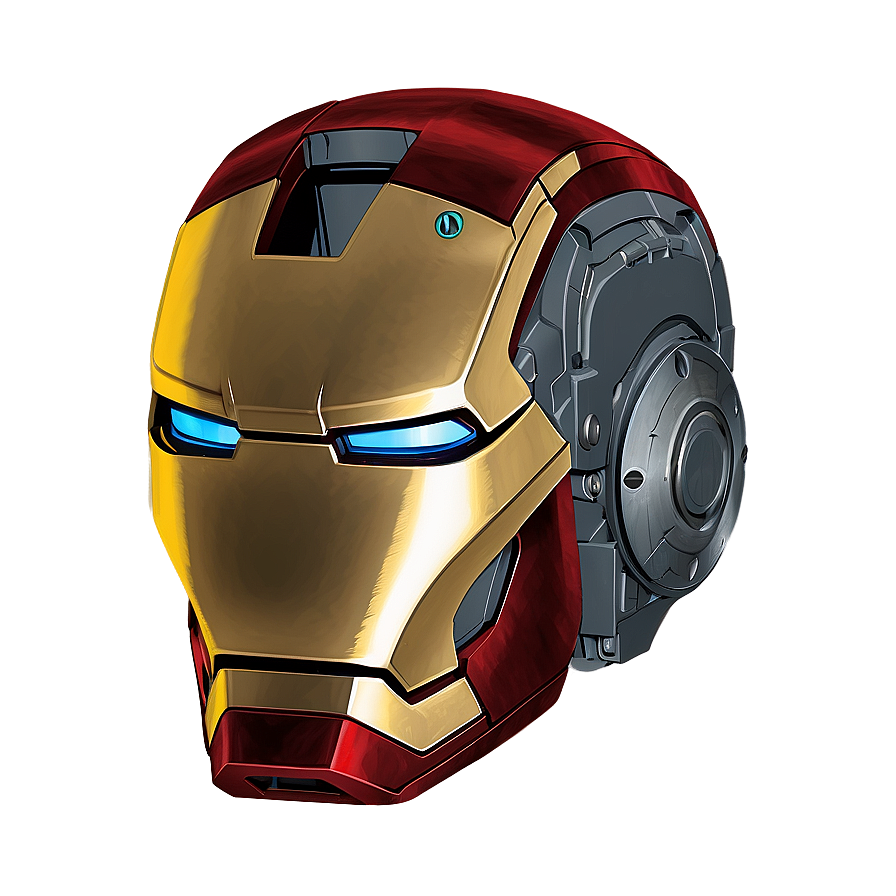 Iron Man Helmet Unmasked Version Png 91 PNG image