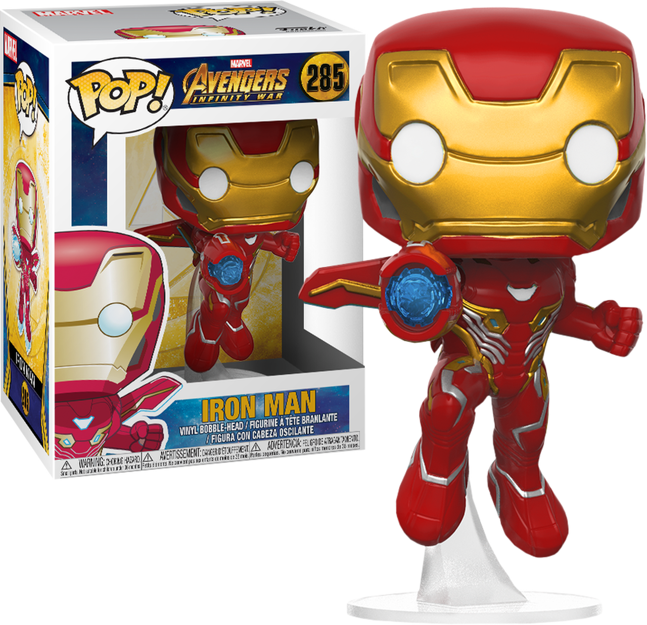 Iron Man Infinity War Funko Pop PNG image
