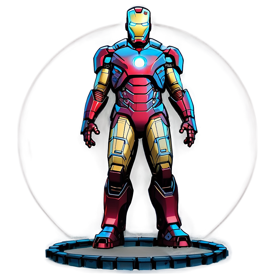 Iron Man Reactor Vector Png 06292024 PNG image