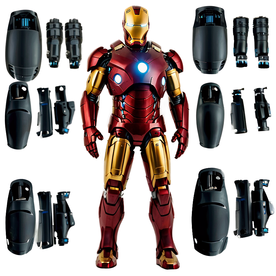 Iron Man Suit Assembly Png 42 PNG image