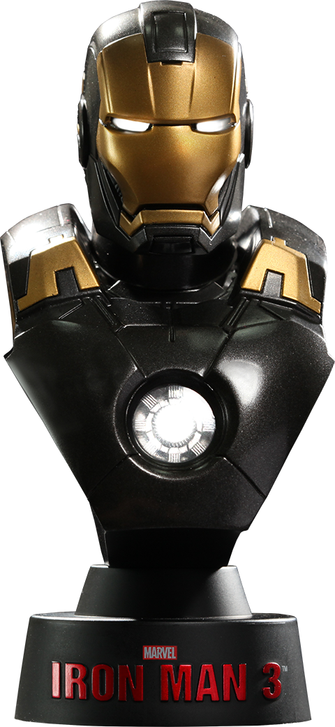 Iron Man3 Mask Bust PNG image